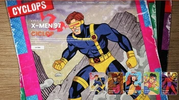 slide de imagens da série animada dos X-men 97